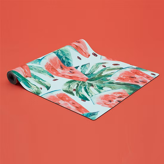 Non Slip Printed Yoga Mat Fitness Equipment